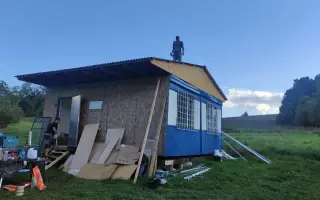 Zázemí pro lesní klub v Třebýcině u Měčína