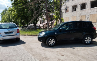 Oprava automobilu v rámci pomoci Ukrajině