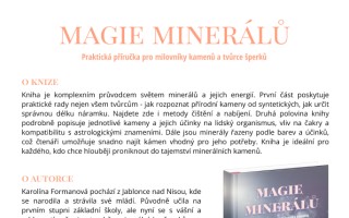 Podpořte vydání knihy Magie Minerálů