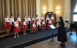 Dětský sbor Chorea pueri ustensis na festivalu v Bratislavě