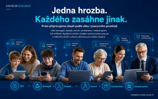 Podpořte Digitální odolnost a pomozte chránit lidi před kyberšmejdy