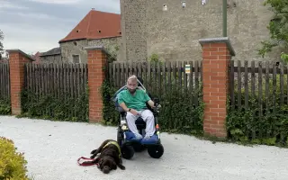 Mechanický vozík pro Honzu se svalovou dystrofií