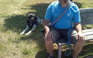 Pomoc pro nevidomého Martina a jeho Ronyho