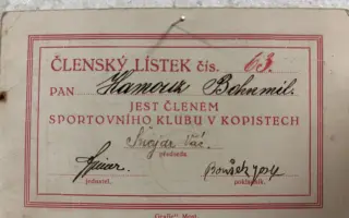 Pomoc fotbalovému klubu se 106 letou historií