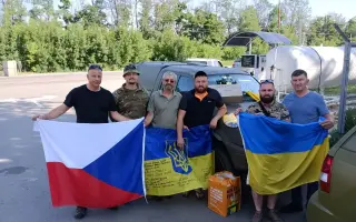 Dvojnásobná pomoc - Pickup pro Ukrajinu/ Double Support – a Pickup for Ukraine