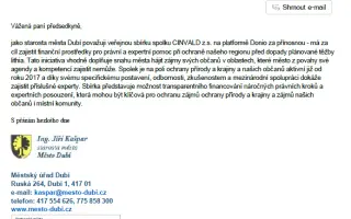 Právní a expertní obrana proti rizikové těžbě lithia v Krušných horách