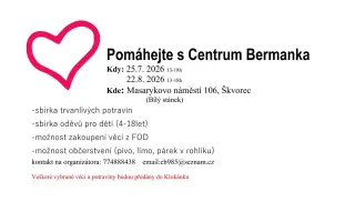 Pomozte nám zachránit Centrum Bermanka v Čakovicích