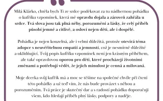 Darujte odloženým dětem pohádku, která jemně otevírá jejich příběh