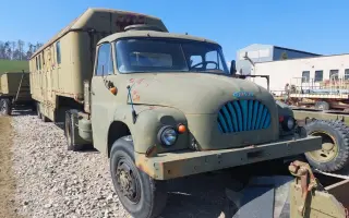 Zachraňme kus historie - Tatra 138 s návěsem orličan pro pojízdné muzeum ČSLA