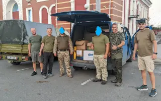 Dvojnásobná pomoc - Pickup pro Ukrajinu/ Double Support – a Pickup for Ukraine