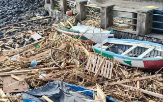 Pomoc Sicílii po bouři Harry