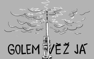 Golem Věž Já - komiks o tajemství Žižkova a televizní věže