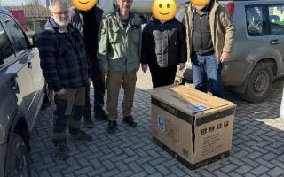 Složili jste se na zákopová kamna a svíčky pro Ukrajinu