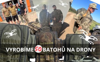 DRONOVÉ BATOHY NA PRÁCI V TERÉNU