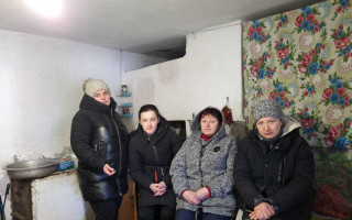 Pomoc rodině Olhy Rashevské na Ukrajině