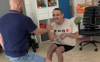 Dřina a radost v jednom - rehabilitace pro Prokopa