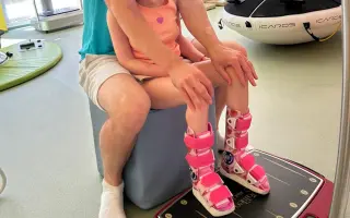 Pomohli jste Kačence s robotickou rehabilitací Lokomat