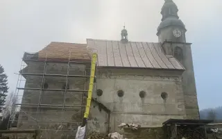 Záchrana nejstaršího kostela Broumovska- kostela Nejsvětější Trojice ve Zdoňově