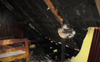 Pomoc rodině Štrachových po požáru domu