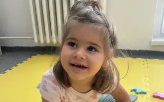 Pomoc Kristýnce k absolvování terapií, které ji  pomáhají v rozvoji