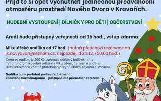 Požár seníku v Novém Dvoře - pomoc pro koně z Kravař
