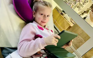 Cvičení pro Ivku s rozštěpem páteře