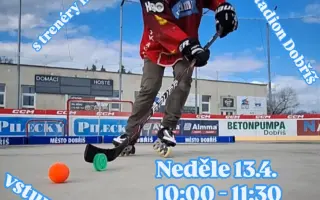 Zimní stadion v Dobříši - umělý povrch, inline hokej, hokejbal, florbal.