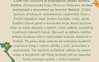 Podpořte expedici DofE: Dobrovolnictví a prezentace české kultury ve Vietnamu