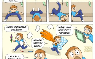 Podpořte vydání třetího dílu oblíbených rodičovských komiksů JÁ TO MĚL PRVNÍ! 3