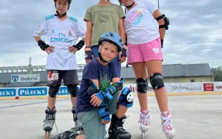 Zimní stadion v Dobříši - umělý povrch, inline hokej, hokejbal, florbal.