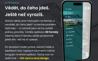 Objev ferraty ve 3D ještě před výstupem