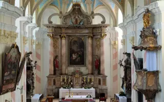 Záchrana oltářního obrazu kostela v Novém Malíně