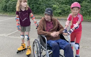 Auto pro manžela na vozíku.