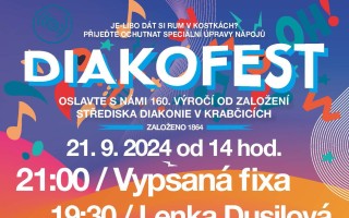 Diakofest: Bavte se a přispějte na podporu domova pro naše rodiče