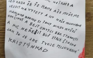 Pomoc nemocné Kristýnce a její rodině