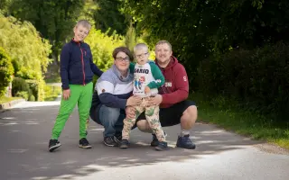 Zdravotní kočárek s podložkou pro Kubíka na každodenní cestování