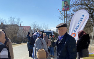 Pomoc ukrajinsko-maďarské hranici od skautů