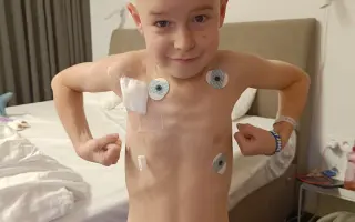 Místo první třídy boj : Pomozte sedmiletému Matýskovi porazit nádor na mozku