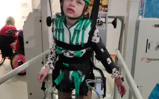 Robotická rehabilitace Lokomat pro Kačenku