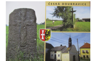 Česká Doubravice - oprava kamenného kříže