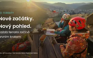 Objev ferraty ve 3D ještě před výstupem