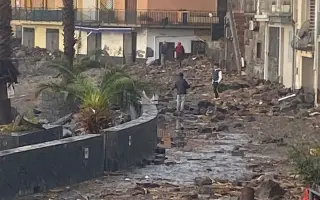 Pomoc Sicílii po bouři Harry