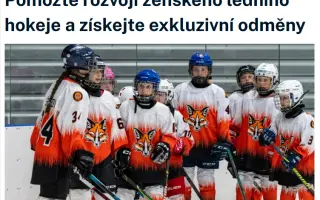 Nahrajte holkám-podpořte ženský hokej.