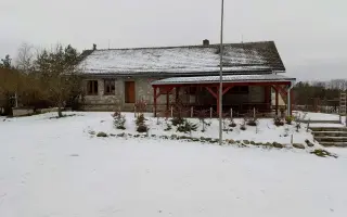 Tábořiště Strojatín:  nové venkovní umývárny a krbová kamna