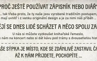 Pomozte, aby Sýpka v Boskovicích mohla dál žít knihařským řemeslem i kulturou.