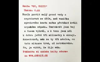 Vydejte se mnou knihu "OH, SHIT!" (zaručený budoucí bestseller)