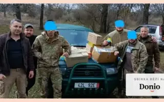 Dvě dodávky k evakuaci zraněných pro 71 OEB a 65 OMBR