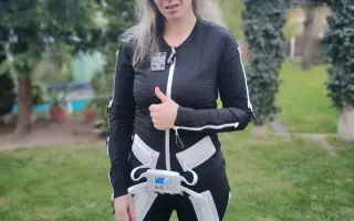 Speciální oblek pro aktivní život s rodinou