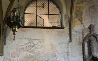 Pomozte vrátit život fresce sv. Jiří v Bořitově