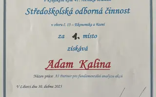 Podpořme českého startupistu a vývojáře Adama na Tetr (školu s 0,1 % přijatých)